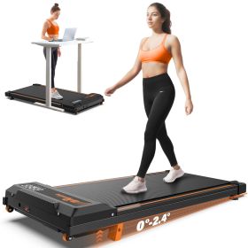 Treadmill With Remote Control, Easy-to-move Wheels, Display Screen, Three-level Incline, Suitable For Indoor Exercise And Aerobic Exercise