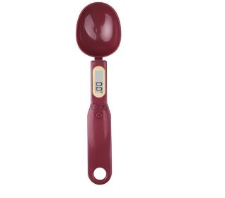Kitchen Scale Measuring Spoon Scale (Option: Purplish Red)