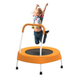 28inch Toddler Trampoline For Kids 1 Year Plus With Handle, Baby Gifts For Boys And Girls, Indoor And Outdoor (Option: Orange)