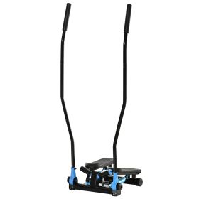 Stepping Exercise Machine Home Gym Full Body Workout Stepper w/ LCD Monitor (Option: Blue-450x230x530 mm)