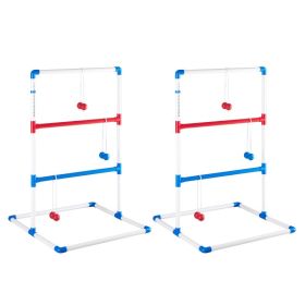 The Ladder Ball And Golf Throwing Ball Set Is Used For The Ladder Throwing Game And Includes 6 Balls, A Scoring Board And A Portable Bag. (Option: White)