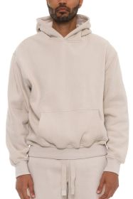 Premium Cotton Blend Hoodie (Color: OATMEAL, size: 3XL)