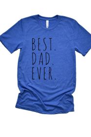 Best Dad Ever Tee (Color: Orange, size: XL)