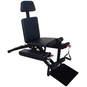 Fitness Chair Multifunction, Adjustable Strength Training Bench for Full Body Workout, Weight Bench with Fast Folding for Home Gym (Option: Black)