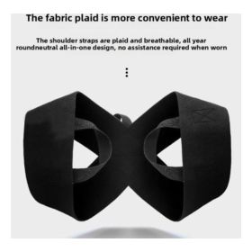 Fitness Heavy Shoulder Straps, Adjustable Fitness Posture Corrector Training Straps, Back Straightener Posture Corrector For Men Weight Training, (Option: XXL)