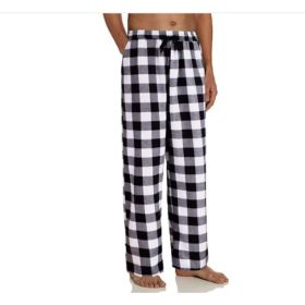 Women's Stretch Plaid Casual Pants With Pockets (Option: White-XXL)